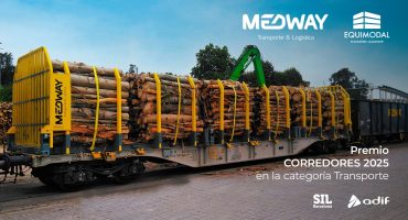 Foto del contenedor de la empresa Medway que ha se ha llevado el premio por Equimodal